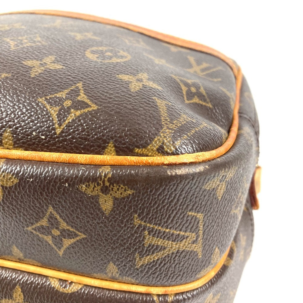 LOUIS VUITTON M45254 Monogram Reporter PM Crossbody Shoulder Bag Monogram Canvas Unisex Brown