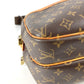 LOUIS VUITTON M45254 Monogram Reporter PM Crossbody Shoulder Bag Monogram Canvas Unisex Brown