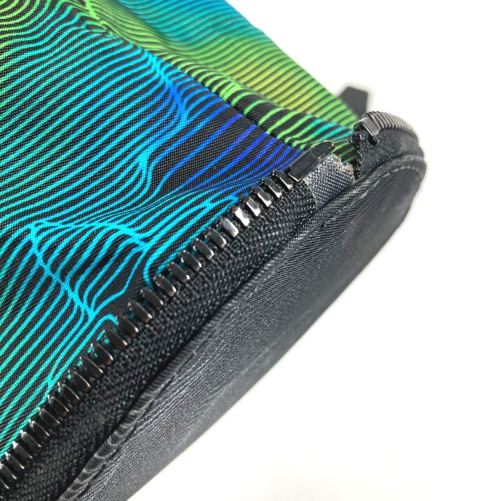 LOUIS VUITTON M45604 Louis Vuitton 2054 Expandable Polochon Bag Crossbody Pouch Rainbow Shoulder Bag Leather/Nylon Unisex Black
