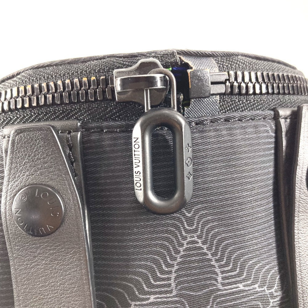 LOUIS VUITTON M45604 Louis Vuitton 2054 Expandable Polochon Bag Crossbody Pouch Rainbow Shoulder Bag Leather/Nylon Unisex Black