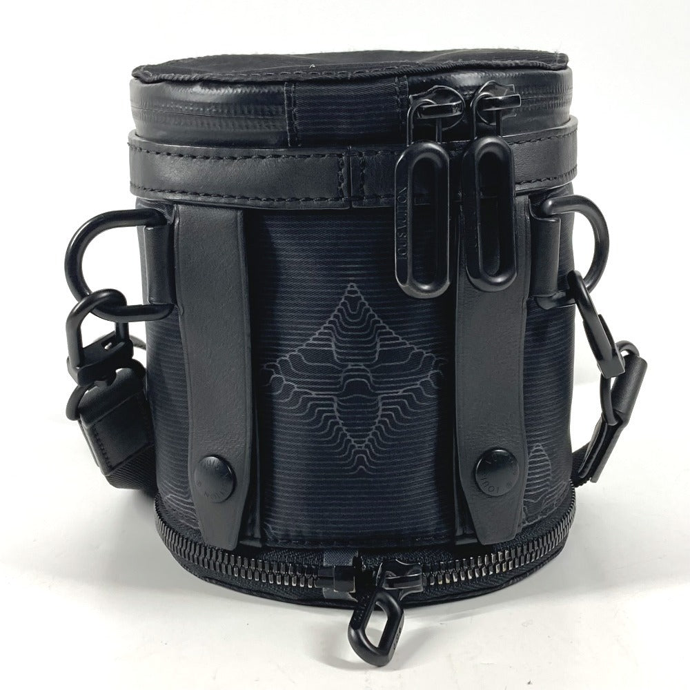 LOUIS VUITTON M45604 Louis Vuitton 2054 Expandable Polochon Bag Crossbody Pouch Rainbow Shoulder Bag Leather/Nylon Unisex Black