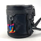 LOUIS VUITTON M45604 Louis Vuitton 2054 Expandable Polochon Bag Crossbody Pouch Rainbow Shoulder Bag Leather/Nylon Unisex Black