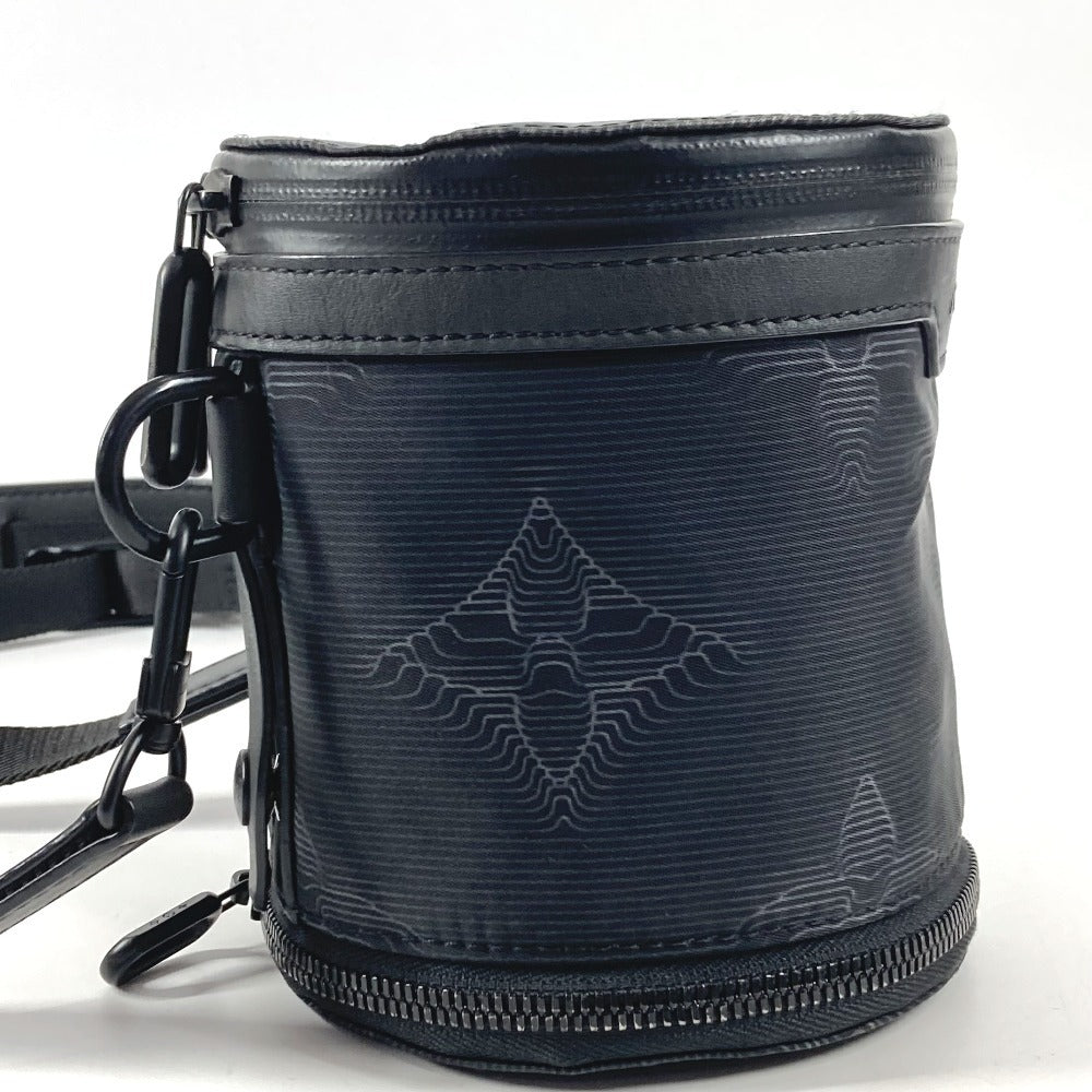 LOUIS VUITTON M45604 Louis Vuitton 2054 Expandable Polochon Bag Crossbody Pouch Rainbow Shoulder Bag Leather/Nylon Unisex Black