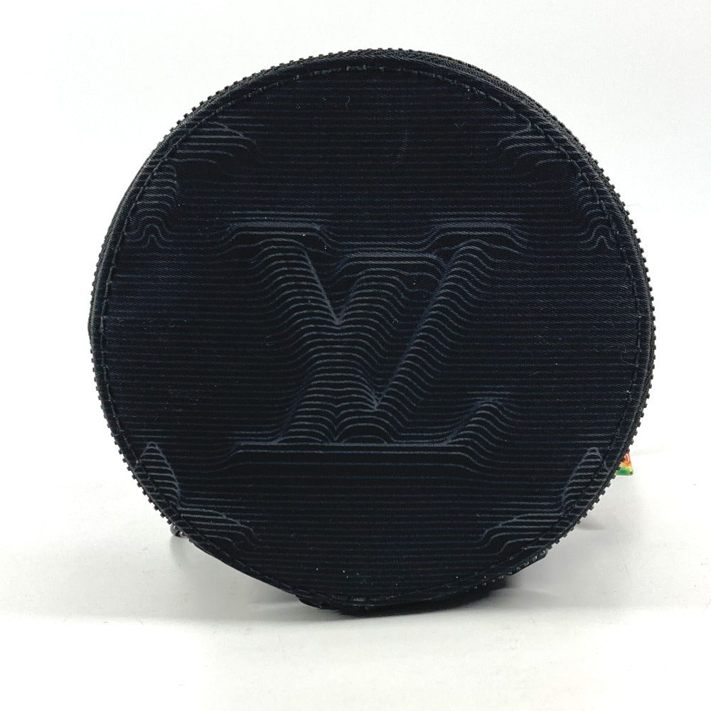 LOUIS VUITTON M45604 Louis Vuitton 2054 Expandable Polochon Bag Crossbody Pouch Rainbow Shoulder Bag Leather/Nylon Unisex Black