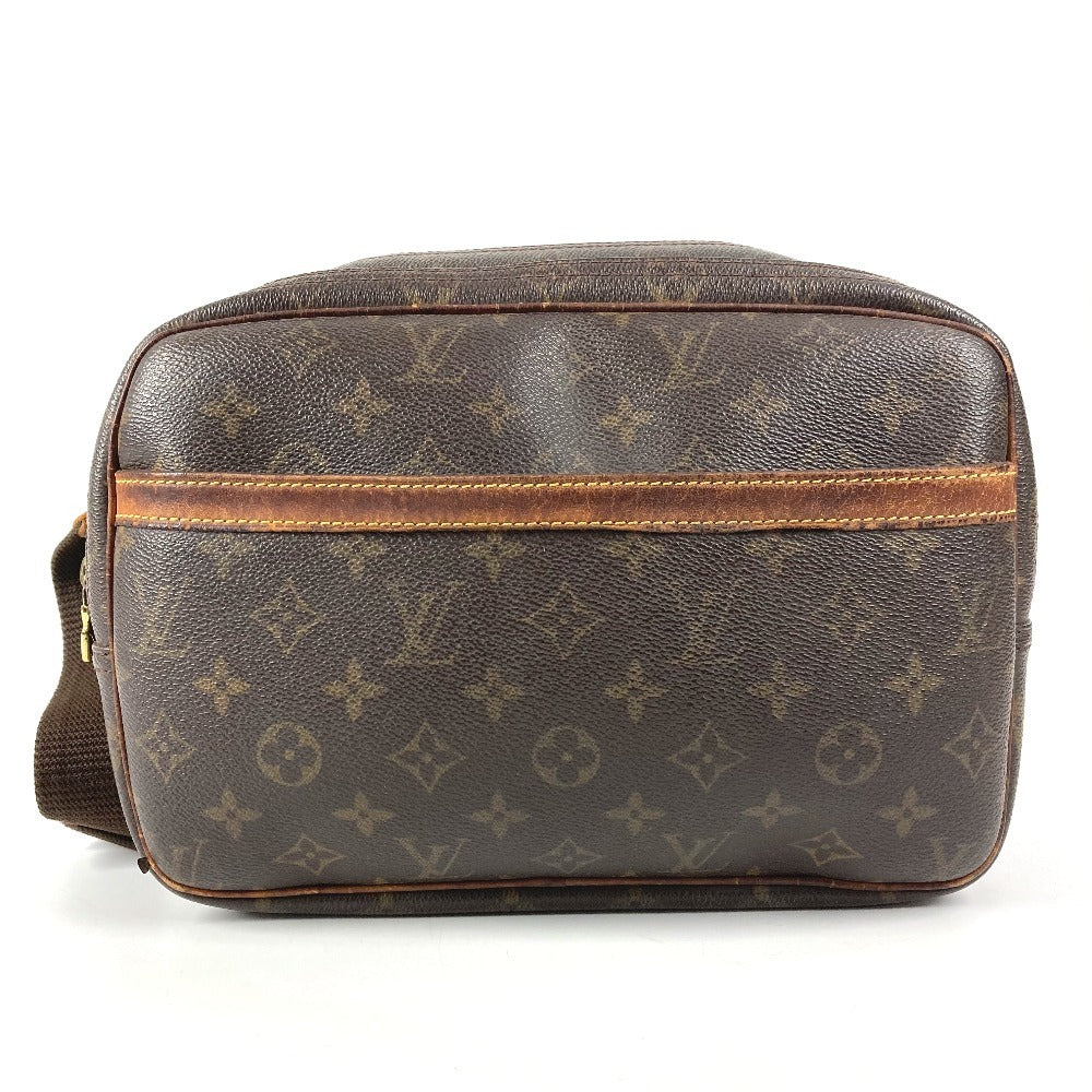 LOUIS VUITTON M45254 Monogram Reporter PM Crossbody Shoulder Bag Monogram Canvas Unisex Brown