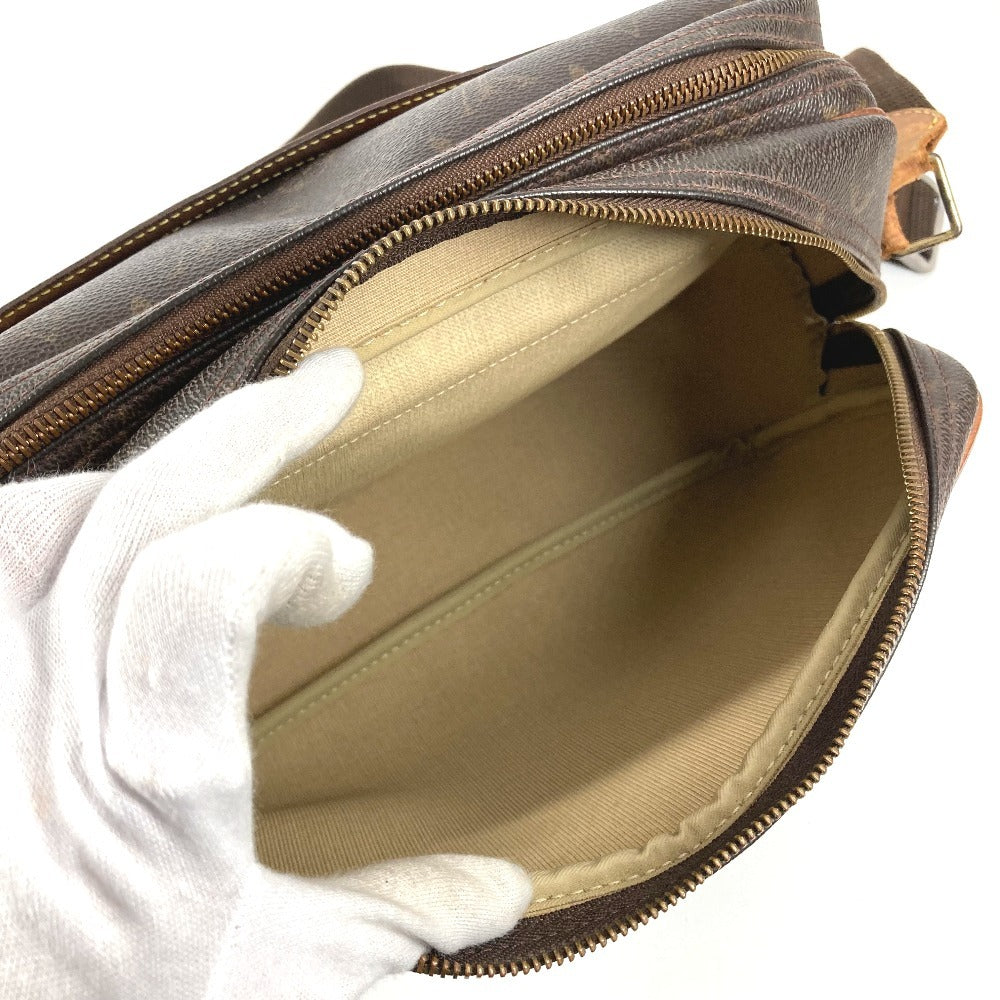 LOUIS VUITTON M45254 Monogram Reporter PM Crossbody Shoulder Bag Monogram Canvas Unisex Brown