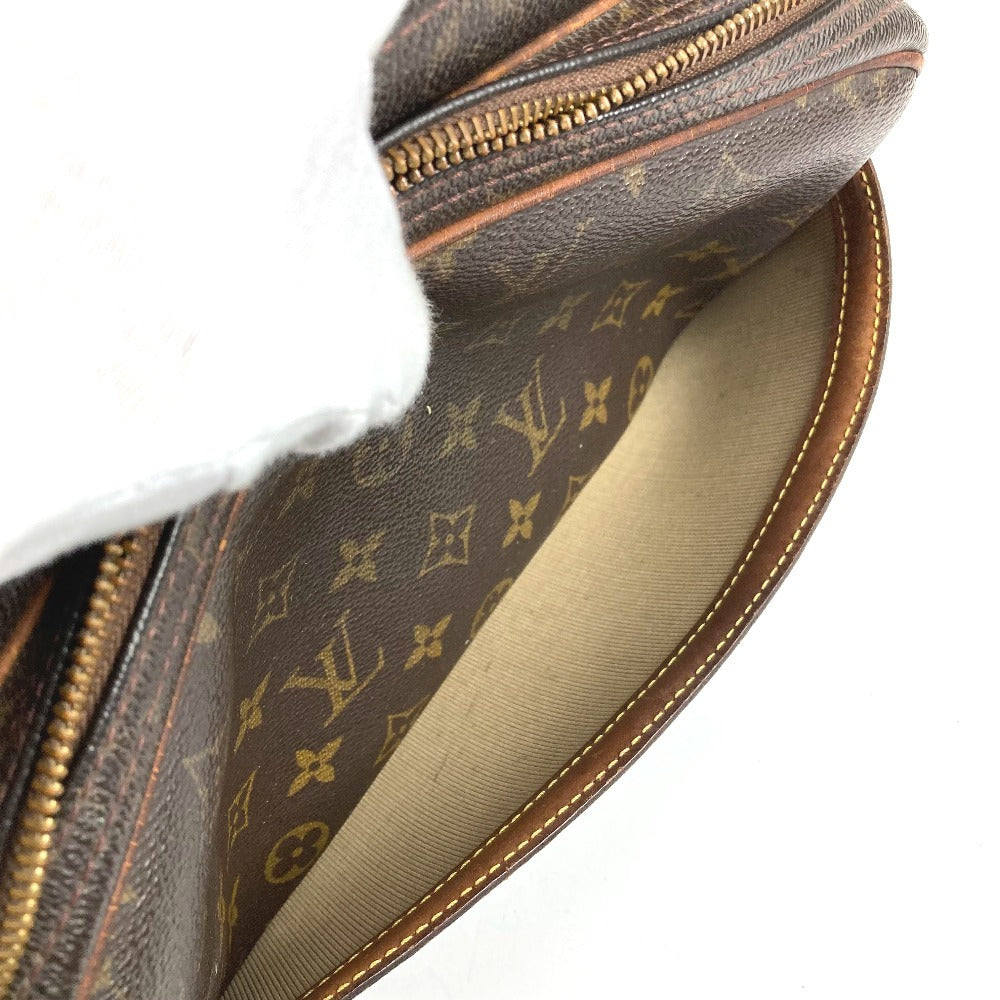 LOUIS VUITTON M45254 Monogram Reporter PM Crossbody Shoulder Bag Monogram Canvas Unisex Brown