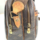 LOUIS VUITTON M45254 Monogram Reporter PM Crossbody Shoulder Bag Monogram Canvas Unisex Brown