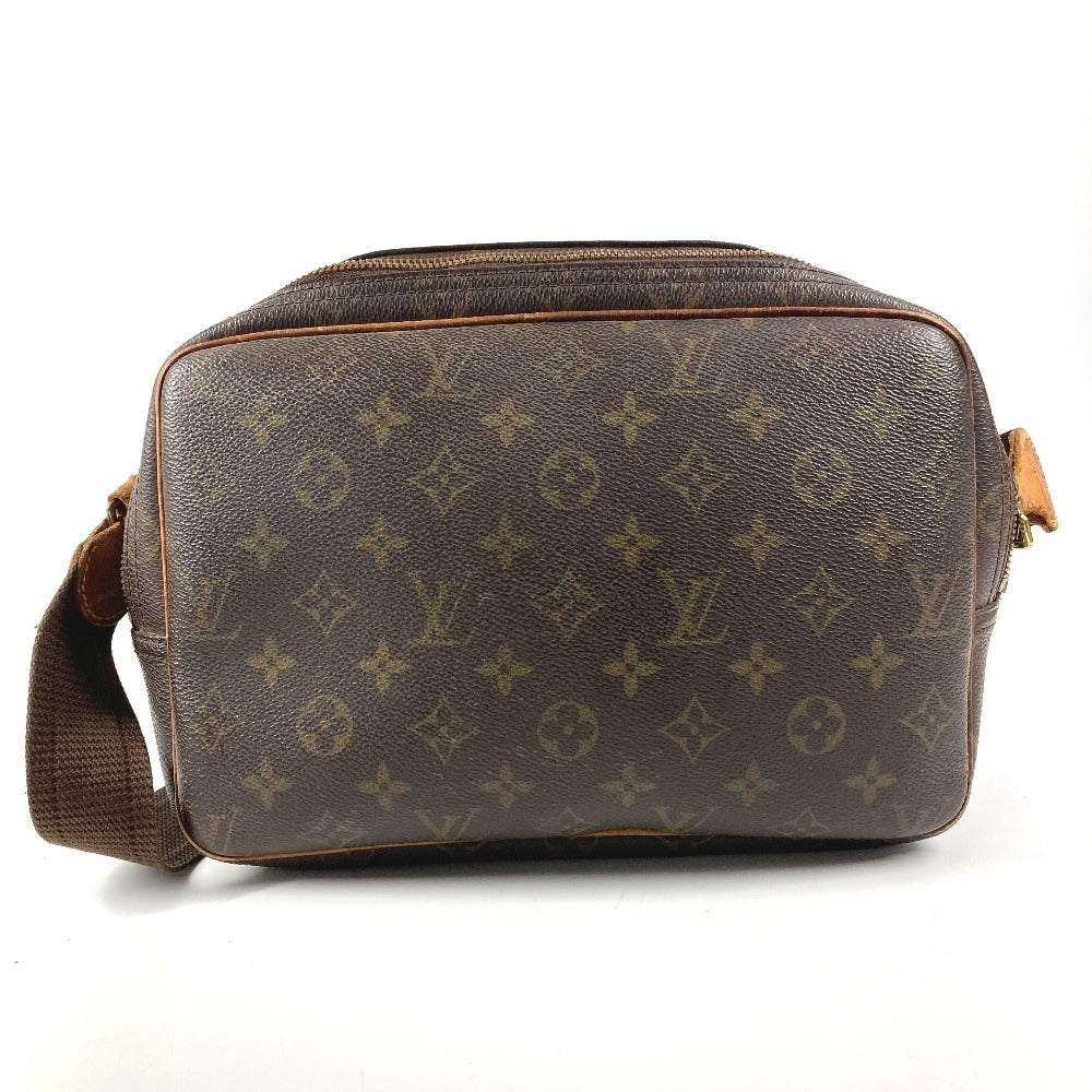 LOUIS VUITTON M45254 Monogram Reporter PM Crossbody Shoulder Bag Monogram Canvas Unisex Brown