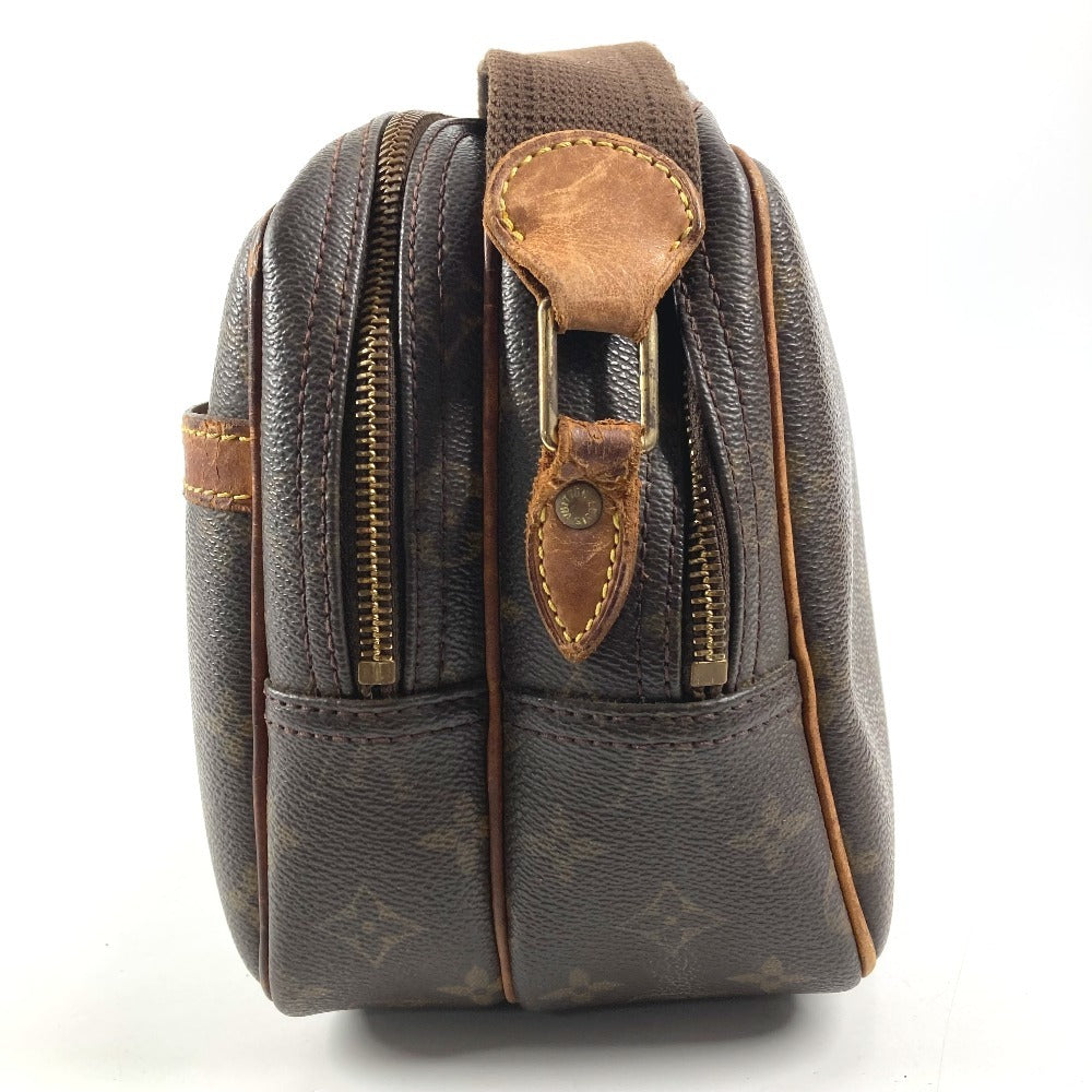 LOUIS VUITTON M45254 Monogram Reporter PM Crossbody Shoulder Bag Monogram Canvas Unisex Brown