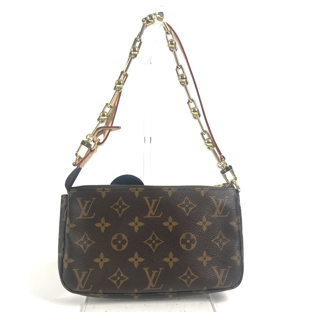 LOUIS VUITTON M13440 モノグラム 村上隆 パンダ LV × TM ポシェットアクセソワール カバン 肩掛け ハンドバッグ 2WAYバッグ チェーンバッグ ショルダーバッグ モノグラムキャンバス レディース ブラウン