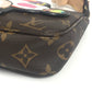 LOUIS VUITTON M13440 モノグラム 村上隆 パンダ LV × TM ポシェットアクセソワール カバン 肩掛け ハンドバッグ 2WAYバッグ チェーンバッグ ショルダーバッグ モノグラムキャンバス レディース ブラウン