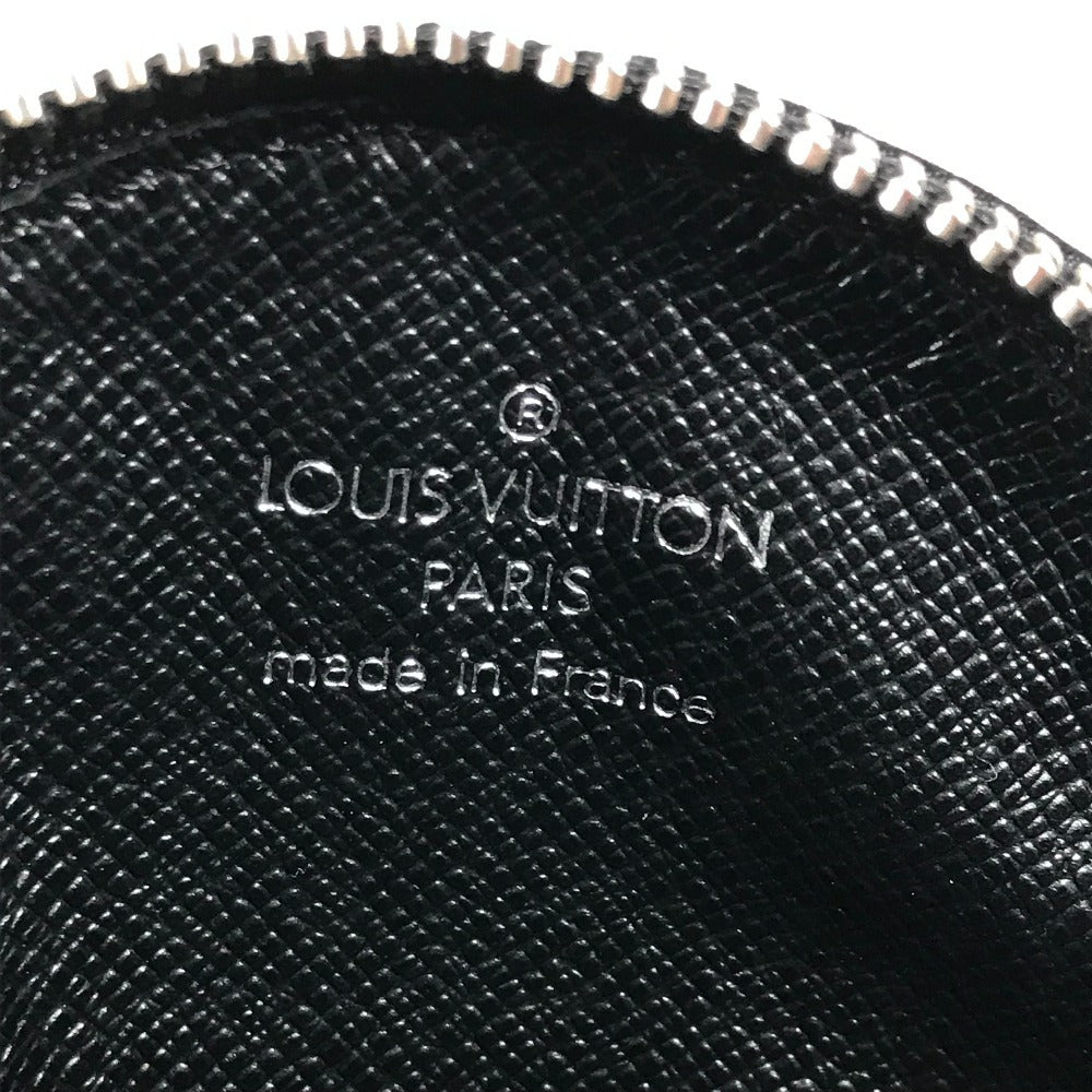 LOUIS VUITTON M92272 Monogram Satin Contes de Fées Apple Round Zipper Coin Purse Monogram Satin Canvas Unisex Black