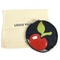 LOUIS VUITTON M92272 Monogram Satin Contes de Fées Apple Round Zipper Coin Purse Monogram Satin Canvas Unisex Black