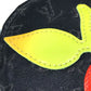 LOUIS VUITTON M92272 Monogram Satin Contes de Fées Apple Round Zipper Coin Purse Monogram Satin Canvas Unisex Black
