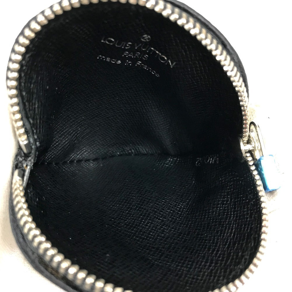 LOUIS VUITTON M92272 Monogram Satin Contes de Fées Apple Round Zipper Coin Purse Monogram Satin Canvas Unisex Black