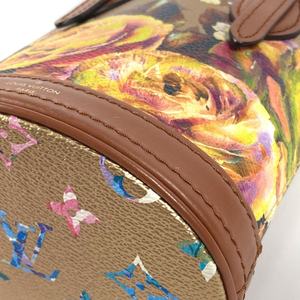 LOUIS VUITTON M81724 LV Garden Nano Bucket Bag Crossbody 2WAY Handbag Shoulder Bag Leather Women's Gold