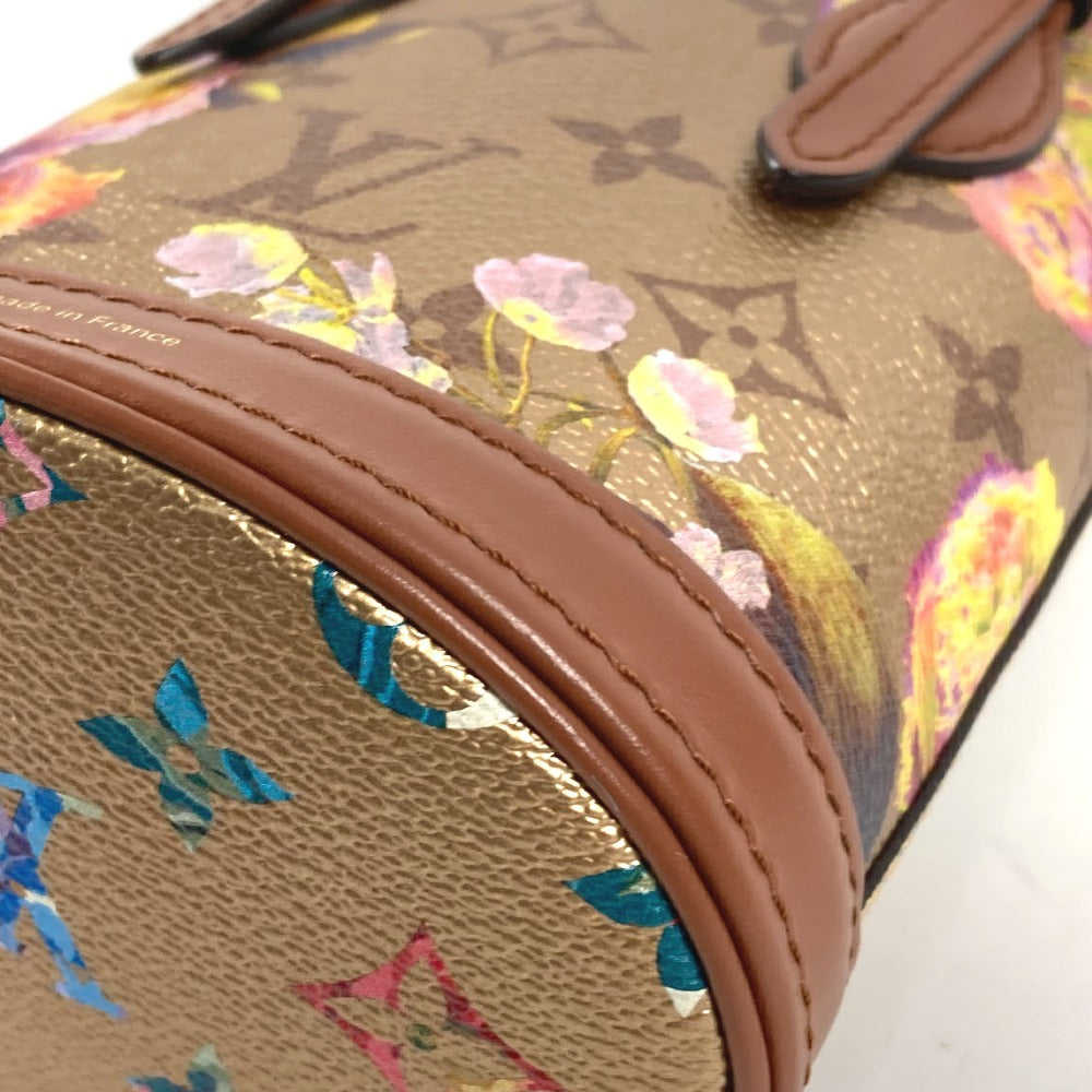 LOUIS VUITTON M81724 LV Garden Nano Bucket Bag Crossbody 2WAY Handbag Shoulder Bag Leather Women's Gold