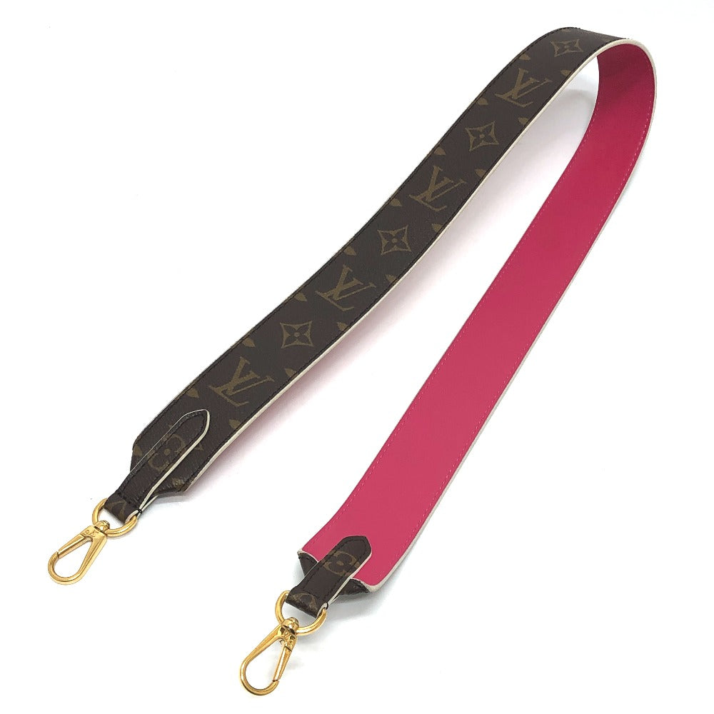 LOUIS VUITTON J02287 Monogram Shoulder Strap Non-Adjustable Accessory Shoulder Strap Monogram Canvas Unisex Brown