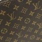 LOUIS VUITTON M53456 Monogram Pochette Document Bag, Second Bag, Document Case, L-shaped Zipper, Clutch Bag, Monogram Canvas, Unisex, Brown