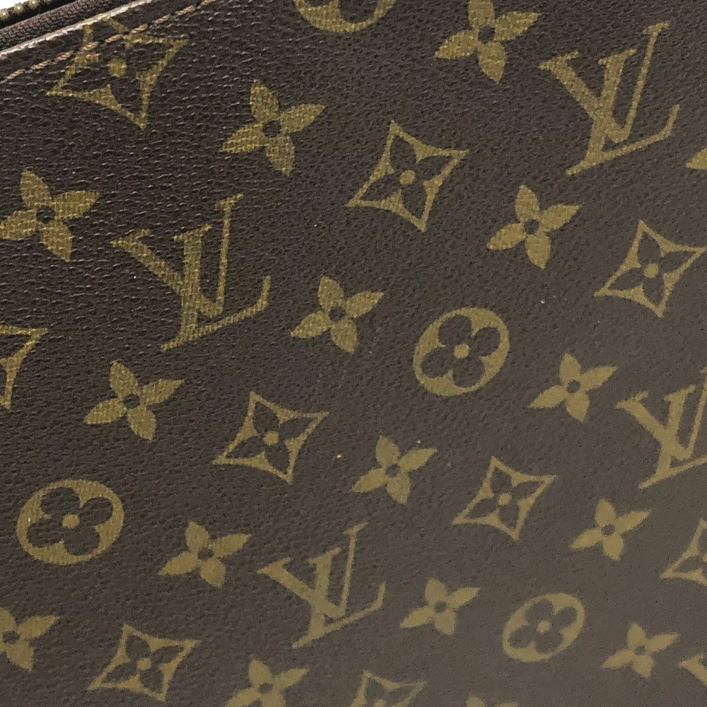 LOUIS VUITTON M53456 Monogram Pochette Document Bag, Second Bag, Document Case, L-shaped Zipper, Clutch Bag, Monogram Canvas, Unisex, Brown