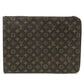LOUIS VUITTON M53456 Monogram Pochette Document Bag, Second Bag, Document Case, L-shaped Zipper, Clutch Bag, Monogram Canvas, Unisex, Brown