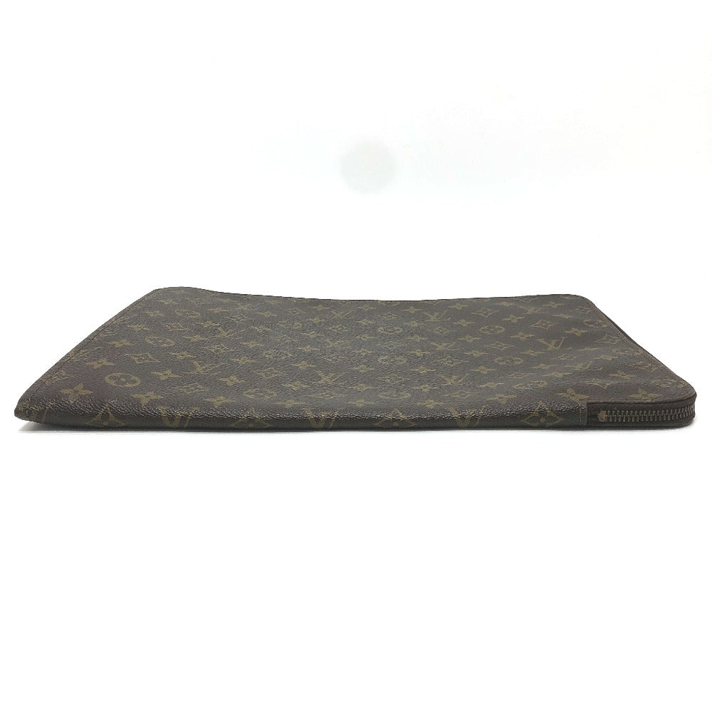 LOUIS VUITTON M53456 Monogram Pochette Document Bag, Second Bag, Document Case, L-shaped Zipper, Clutch Bag, Monogram Canvas, Unisex, Brown