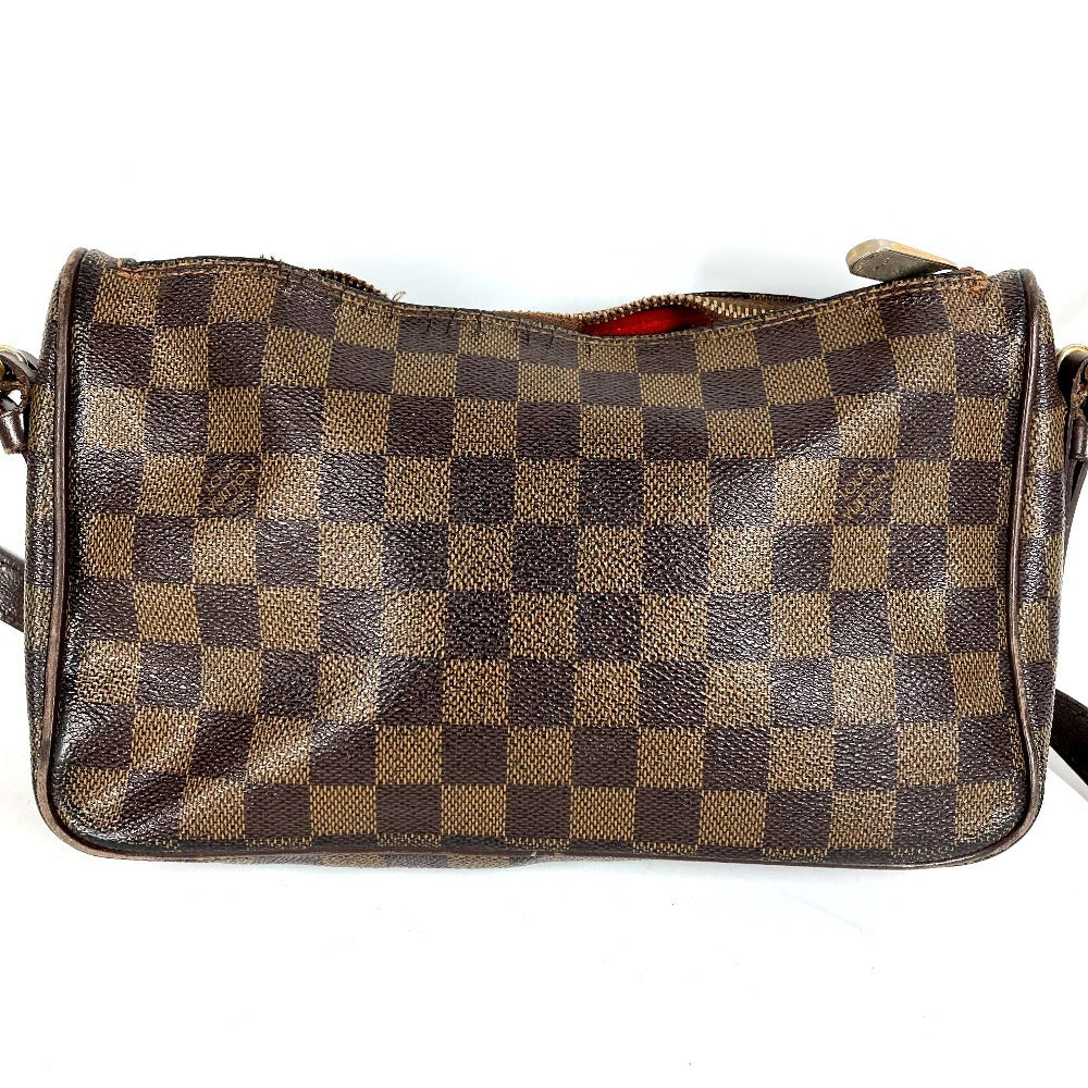 LOUIS VUITTON N60006 Damier Ravello GM Ravello GM Long Strap Crossbody Pochette Shoulder Bag Damier Canvas Women's Ebene Brown