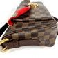 LOUIS VUITTON N60006 Damier Ravello GM Ravello GM Long Strap Crossbody Pochette Shoulder Bag Damier Canvas Women's Ebene Brown