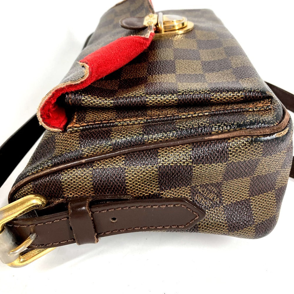 LOUIS VUITTON N60006 Damier Ravello GM Ravello GM Long Strap Crossbody Pochette Shoulder Bag Damier Canvas Women's Ebene Brown