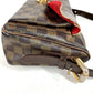 LOUIS VUITTON N60006 Damier Ravello GM Ravello GM Long Strap Crossbody Pochette Shoulder Bag Damier Canvas Women's Ebene Brown