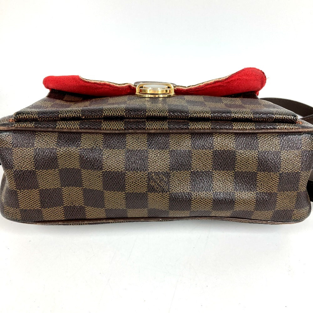 LOUIS VUITTON N60006 Damier Ravello GM Ravello GM Long Strap Crossbody Pochette Shoulder Bag Damier Canvas Women's Ebene Brown