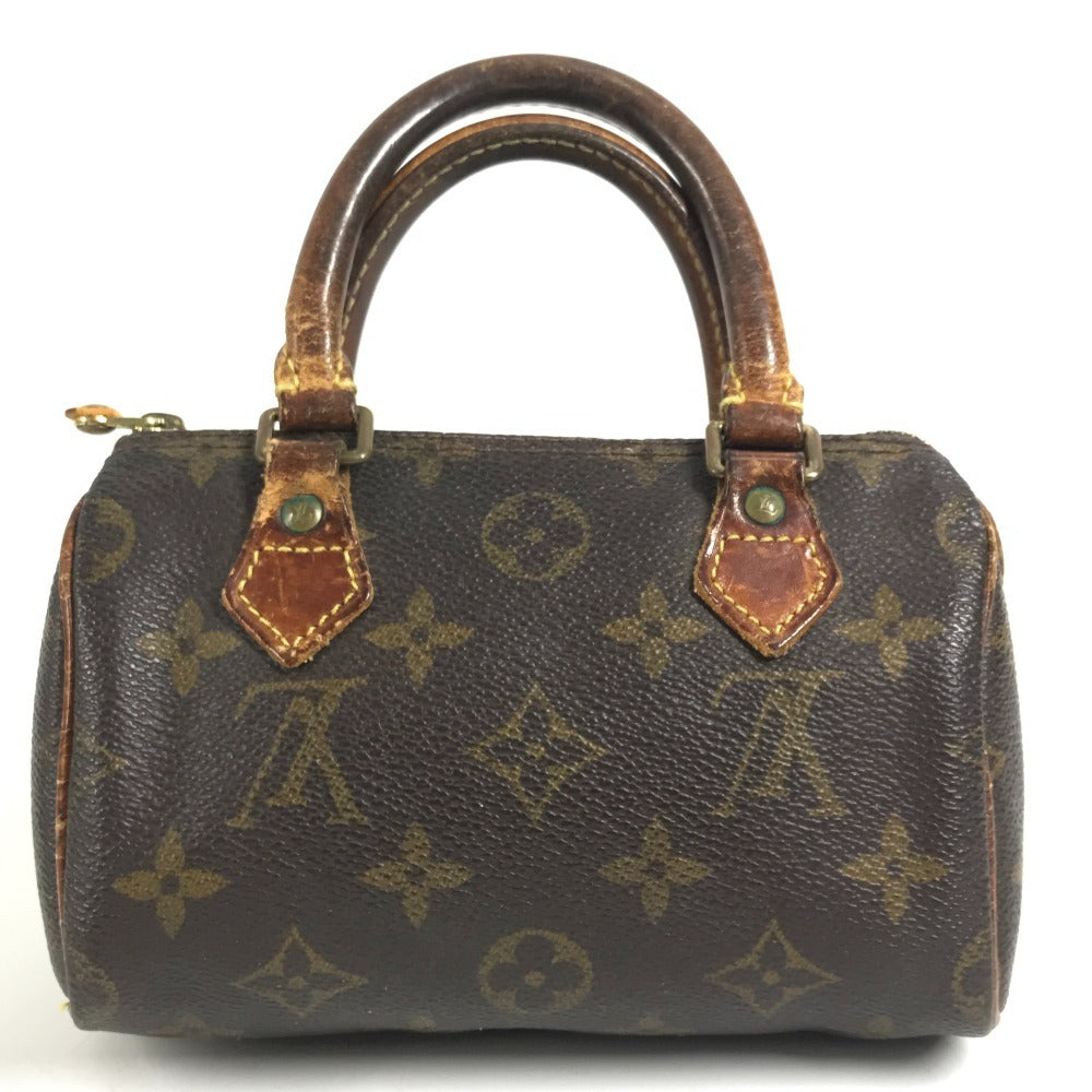 LOUIS VUITTON M41534 モノグラム ミニ スピーディ ミニスピーディ カバン ミニミニボストンバッグ ポーチ ハンドバッグ モノグラムキャンバス ユニセックス ブラウン