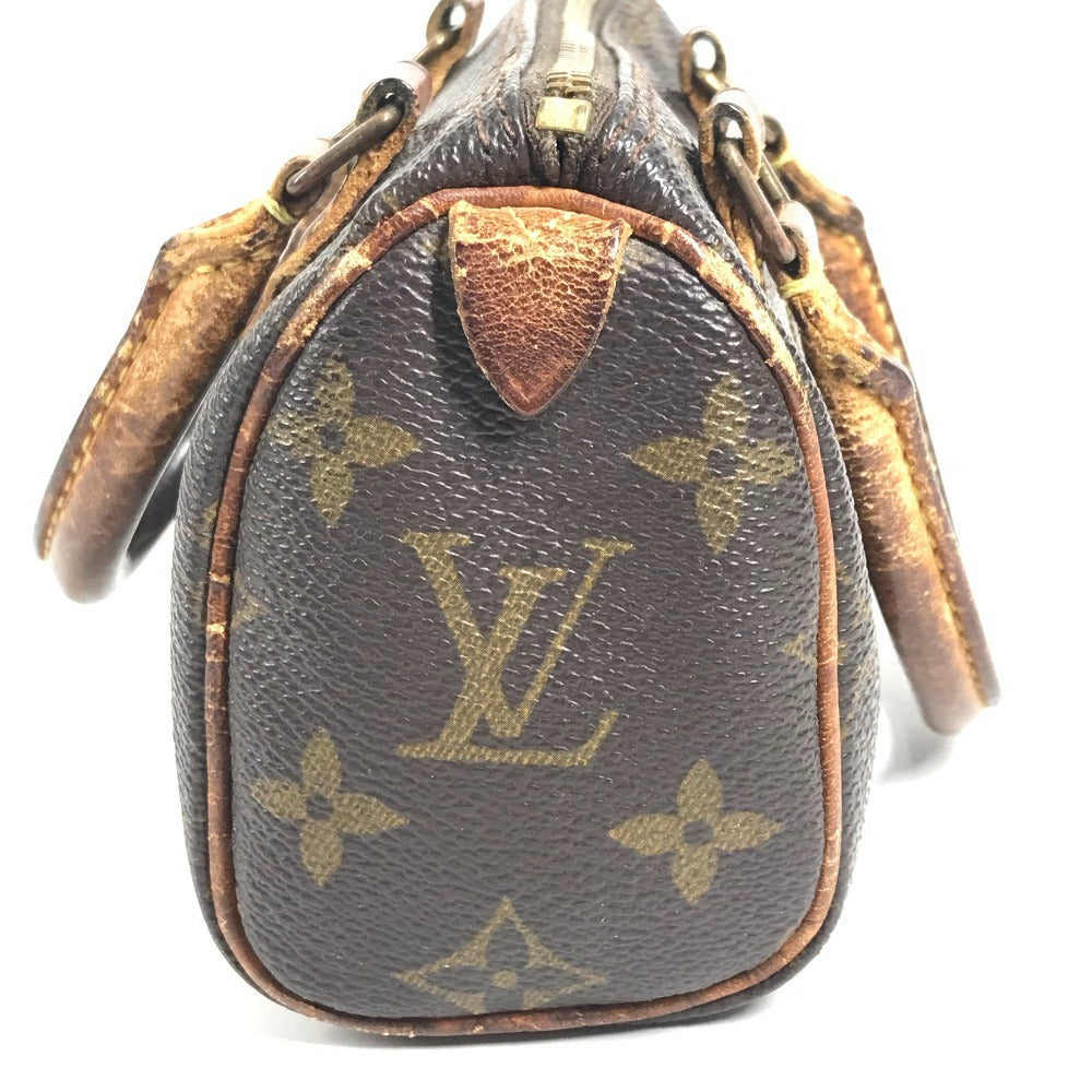 LOUIS VUITTON M41534 モノグラム ミニ スピーディ ミニスピーディ カバン ミニミニボストンバッグ ポーチ ハンドバッグ モノグラムキャンバス ユニセックス ブラウン