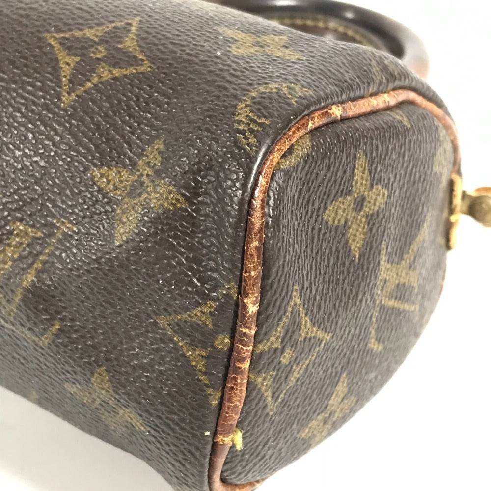 LOUIS VUITTON M41534 モノグラム ミニ スピーディ ミニスピーディ カバン ミニミニボストンバッグ ポーチ ハンドバッグ モノグラムキャンバス ユニセックス ブラウン