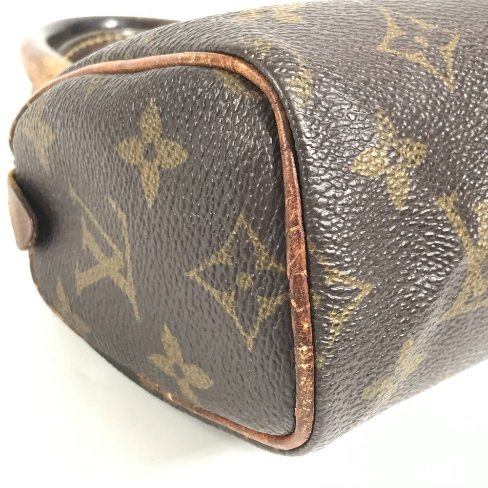 LOUIS VUITTON M41534 モノグラム ミニ スピーディ ミニスピーディ カバン ミニミニボストンバッグ ポーチ ハンドバッグ モノグラムキャンバス ユニセックス ブラウン