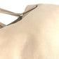 FENDI Logo F is Leather Shoulder Tote Bag with Pouch Unisex Beige