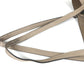 FENDI Logo F is Leather Shoulder Tote Bag with Pouch Unisex Beige