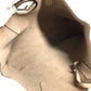 FENDI Logo F is Leather Shoulder Tote Bag with Pouch Unisex Beige