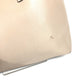 FENDI Logo F is Leather Shoulder Tote Bag with Pouch Unisex Beige