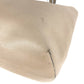 FENDI Logo F is Leather Shoulder Tote Bag with Pouch Unisex Beige