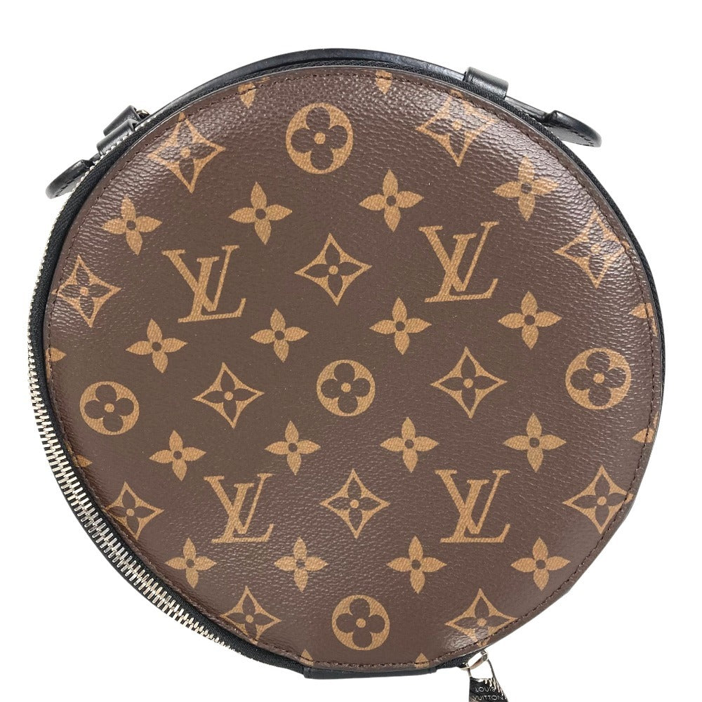 LOUIS VUITTON M46273 モノグラム オーディオケース カバン ラウンド ハンドバッグ モノグラムキャンバス ユニセックス ブラウン