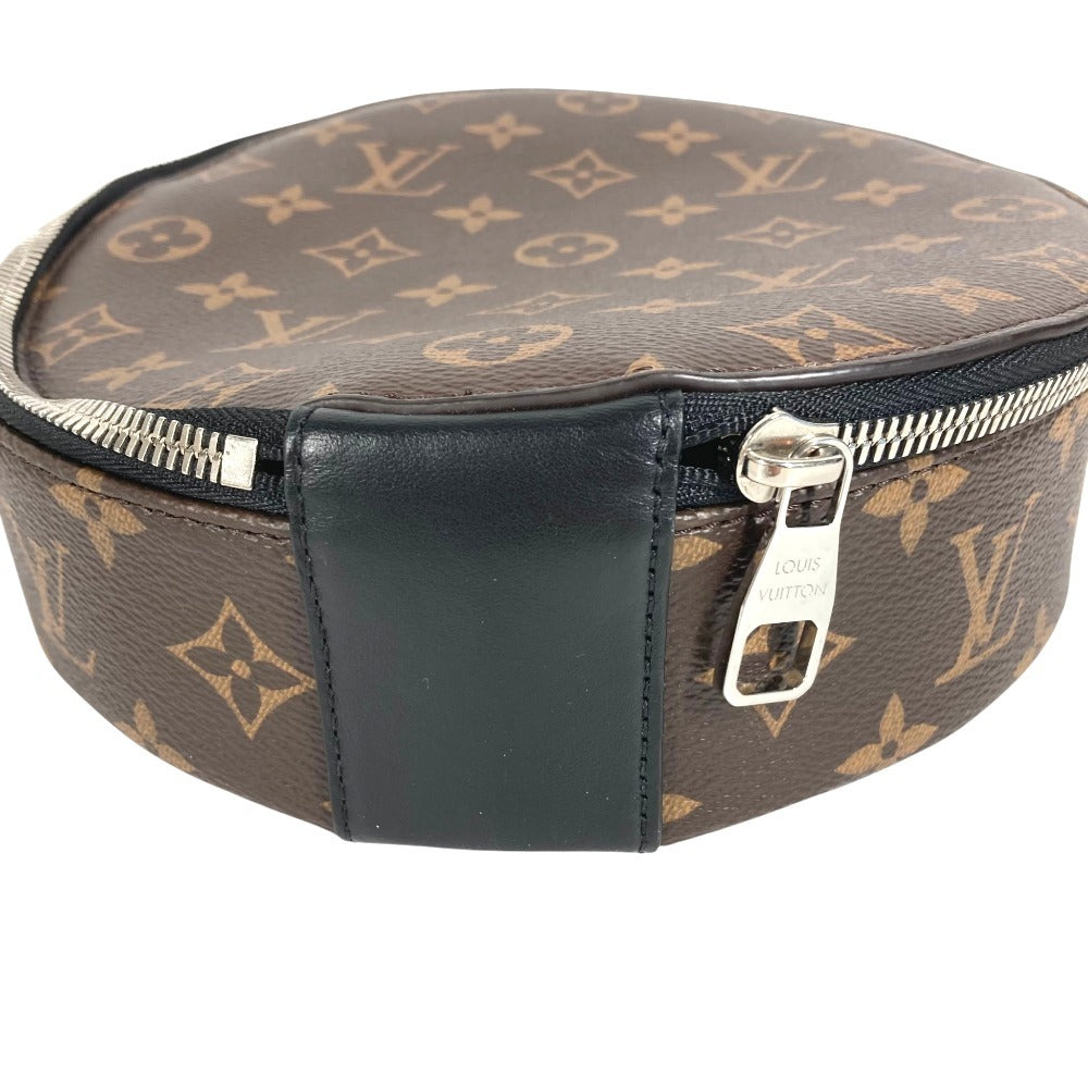 LOUIS VUITTON M46273 モノグラム オーディオケース カバン ラウンド ハンドバッグ モノグラムキャンバス ユニセックス ブラウン