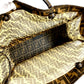 FENDI Pouch Zucca Mesh Logo Bag Tote Bag Shoulder Bag PVC Women's Brown