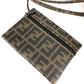 FENDI Pouch Zucca Mesh Logo Bag Tote Bag Shoulder Bag PVC Women's Brown