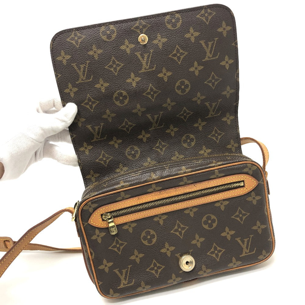 LOUIS VUITTON M51210 Monogram Saint-Germain 24 Saint-Germain 24 Bag Pochette Flap Crossbody Shoulder Bag Monogram Canvas Unisex Brown