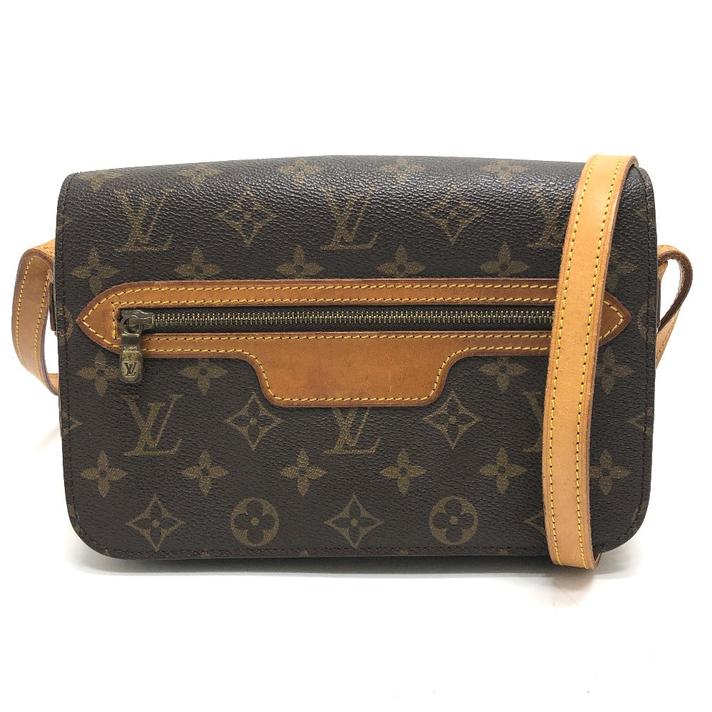 LOUIS VUITTON M51210 Monogram Saint-Germain 24 Saint-Germain 24 Bag Pochette Flap Crossbody Shoulder Bag Monogram Canvas Unisex Brown