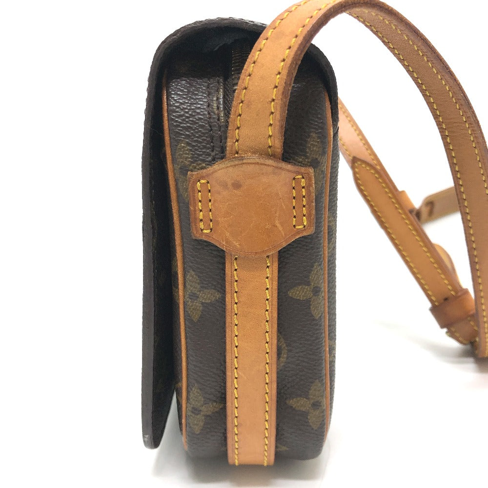 LOUIS VUITTON M51210 Monogram Saint-Germain 24 Saint-Germain 24 Bag Pochette Flap Crossbody Shoulder Bag Monogram Canvas Unisex Brown