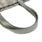 CHANEL A15991 CC Coco Mark Logo New Travel Line MM Shoulder Bag Handbag Tote Bag Nylon Canvas Unisex Silver