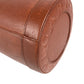 BVLGARI Cylindrical Bvlgari Bvlgari Logo Shoulder Bag with Flap, Leather, Unisex, Brown